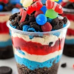Red, White and Blue Dirt Cups