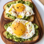 Ricotta Pesto Sourdough Toast