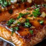Salmon with Brown Sugar Garlic Glaze