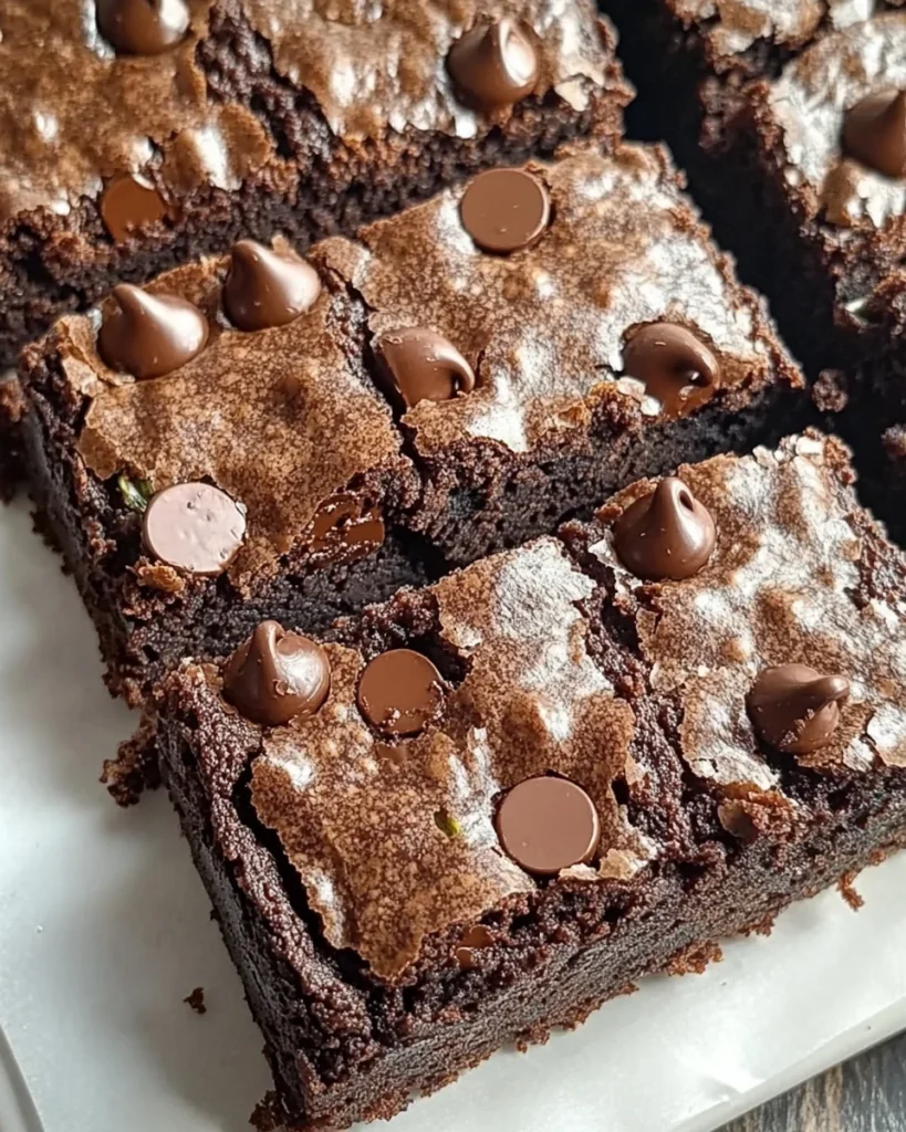 Secretly Healthy Zucchini Brownies
