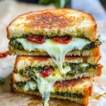 Sourdough Pesto Grilled Cheese