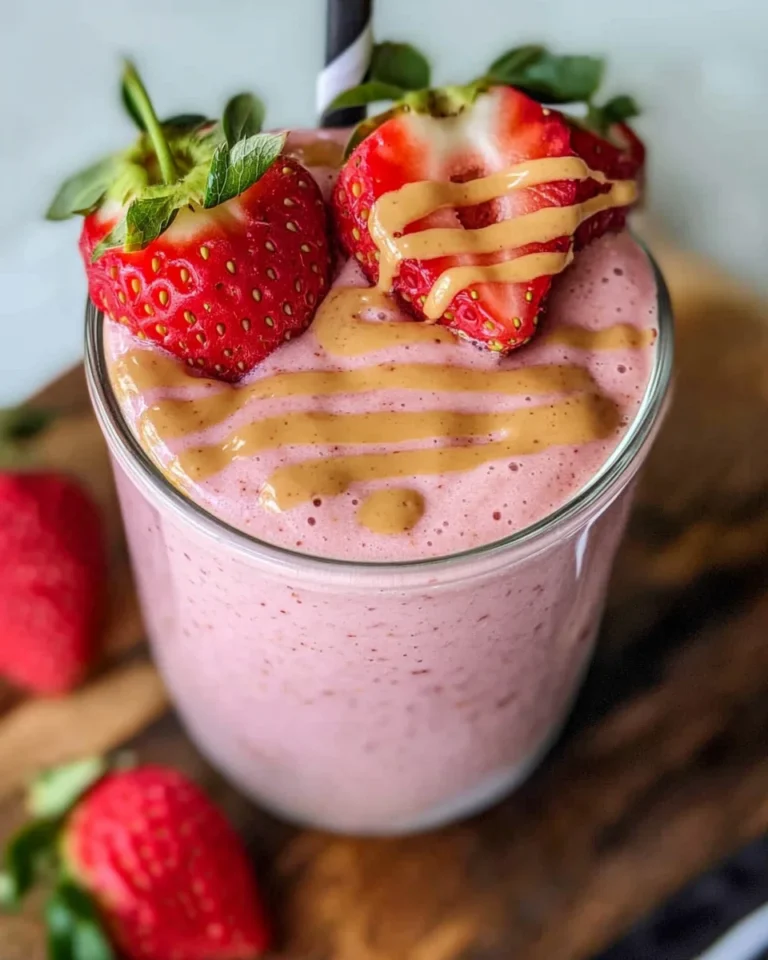 Strawberry Peanut Butter Smoothie