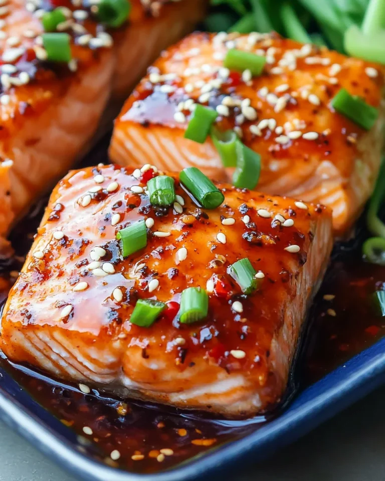 Sweet Chili Sriracha Salmon