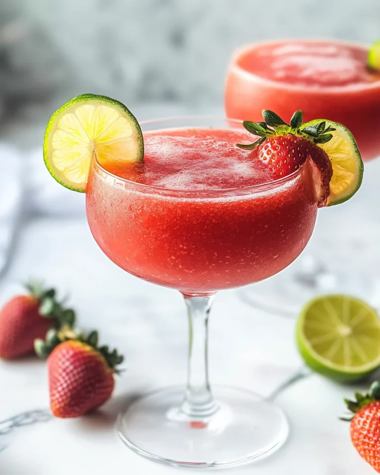 The Best Virgin Strawberry Daiquiri