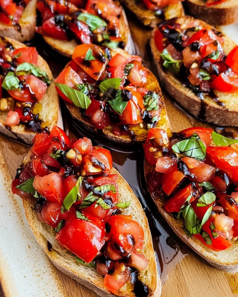 Tomato and Basil Bruschetta