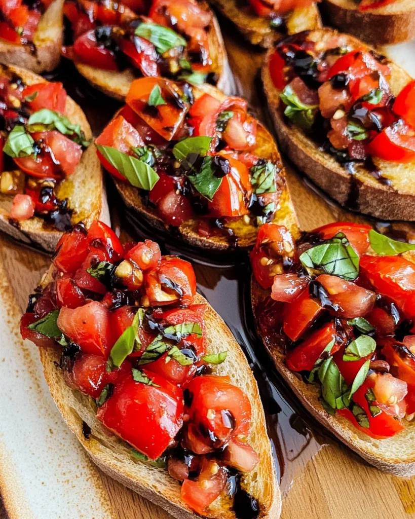 Tomato and Basil Bruschetta